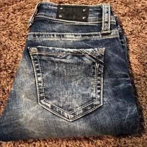 Buckle Black jean straight fit size 25 x 32 NWOT